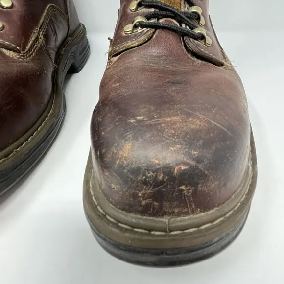 Wolverine Men's Waterproof Steel Toe 6&quot; Boots brown Sz 10.5 Multishox