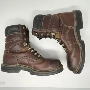 Wolverine Men's Waterproof Steel Toe 6&quot; Boots brown Sz 10.5 Multishox