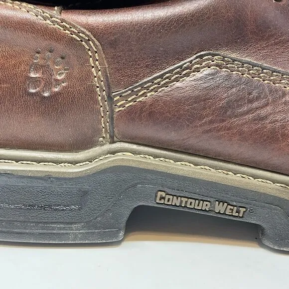 Wolverine Men's Waterproof Steel Toe 6&quot; Boots brown Sz 10.5 Multishox