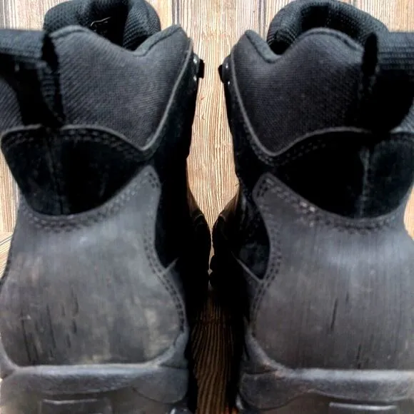 Wolverine Spencer Hiking Work Boots Black Leather Waterproof Men Sz 10 Outdoor