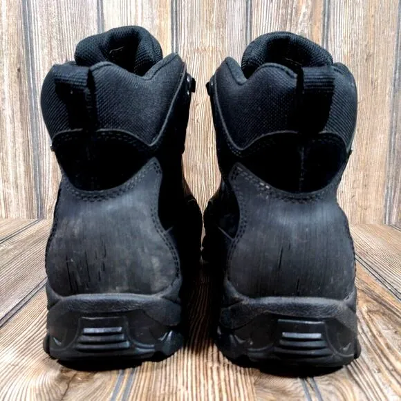 Wolverine Spencer Hiking Work Boots Black Leather Waterproof Men Sz 10 Outdoor