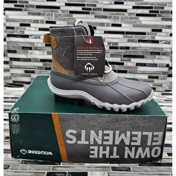 Wolverine Torrent Waterproof Gray Women's Boots Size 7.5