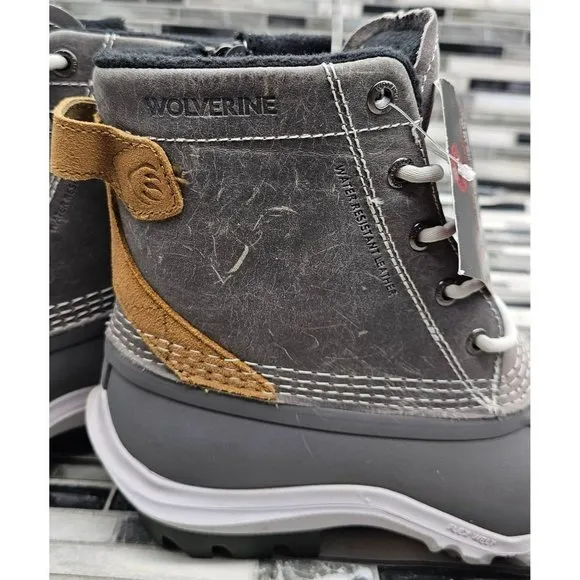 Wolverine Torrent Waterproof Gray Women's Boots Size 7.5