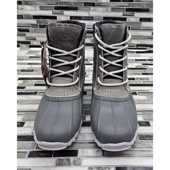 Wolverine Torrent Waterproof Gray Women's Boots Size 7.5