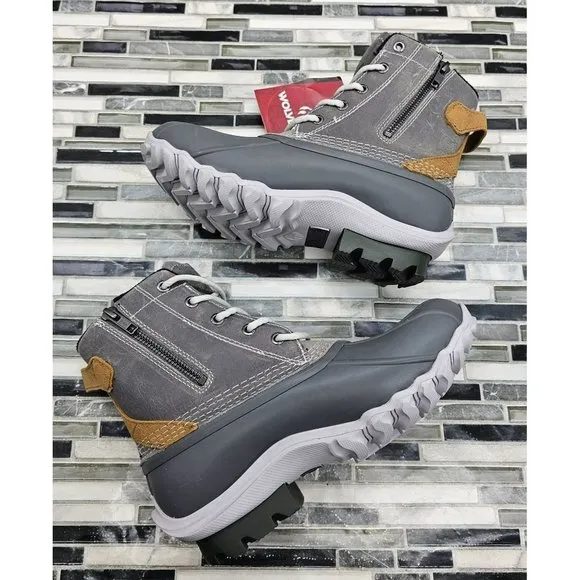 Wolverine Torrent Waterproof Gray Women's Boots Size 7.5