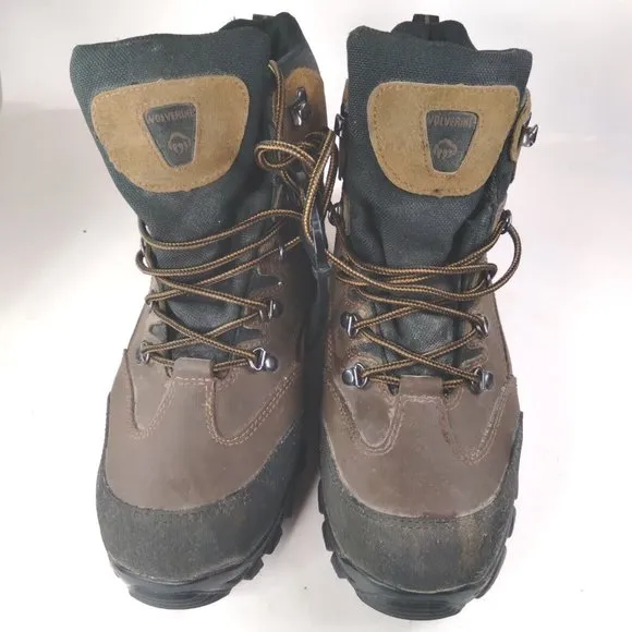 WOLVERINE W05103 Brown Work Boot Mens' Size 11M Waterproof Skid Oil Resi…