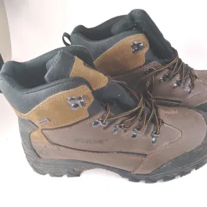 WOLVERINE W05103 Brown Work Boot Mens' Size 11M Waterproof Skid Oil Resi…