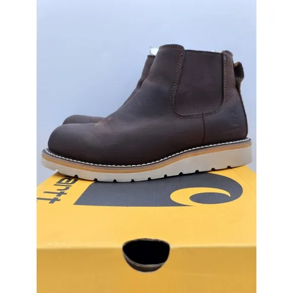Woman's Boots Carhartt Chelsea Wedge Work Boot - 8M - Good Condition FW5025-W