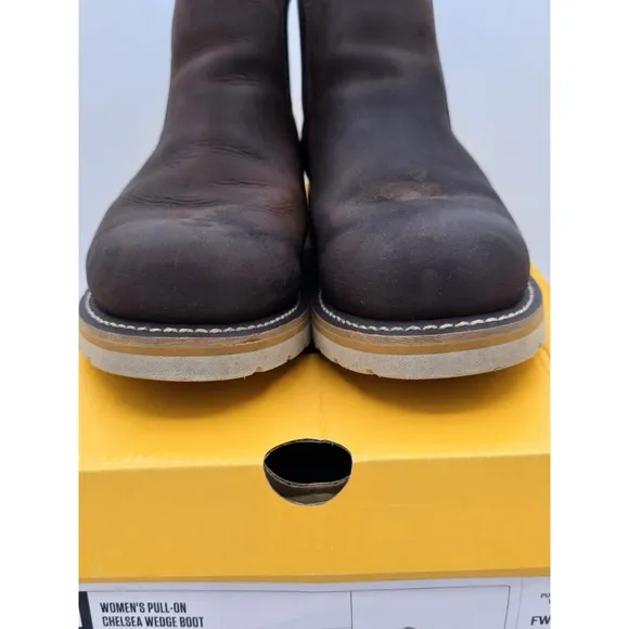Woman's Boots Carhartt Chelsea Wedge Work Boot - 8M - Good Condition FW5025-W