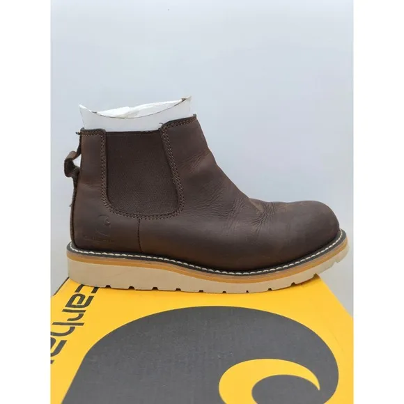 Woman's Boots Carhartt Chelsea Wedge Work Boot - 8M - Good Condition FW5025-W