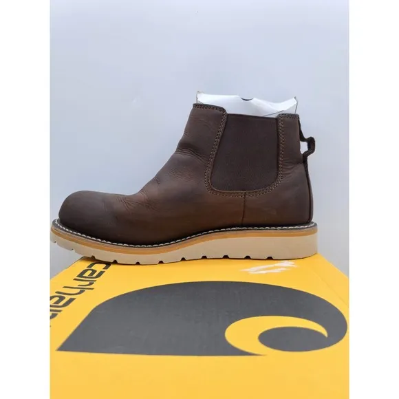 Woman's Boots Carhartt Chelsea Wedge Work Boot - 8M - Good Condition FW5025-W