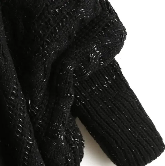 Women's Casual Loose Knitting Tops Cardigan Bat Sleeve Coat Warm Sweater