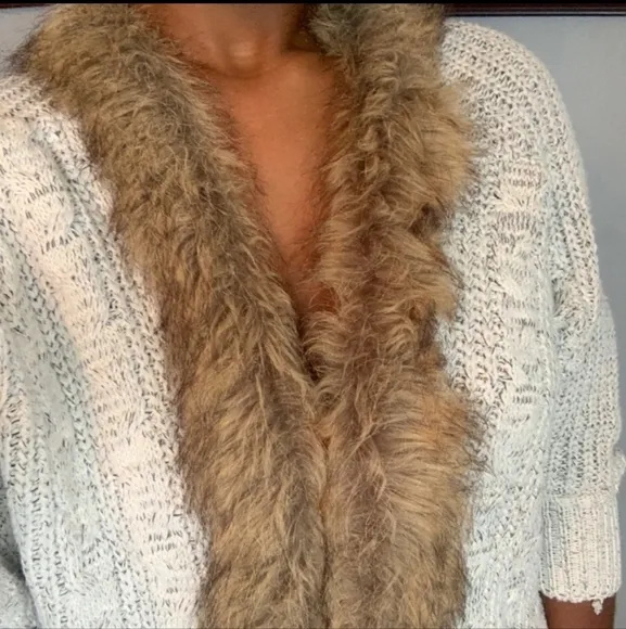 Women's Casual Loose Knitting Tops Cardigan Bat Sleeve Coat Warm Sweater