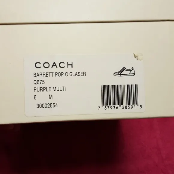 Women's COACH Barrett shoes size 6