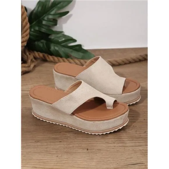 Women's Comfortable Wedge Heel Thick-Sole Sandals