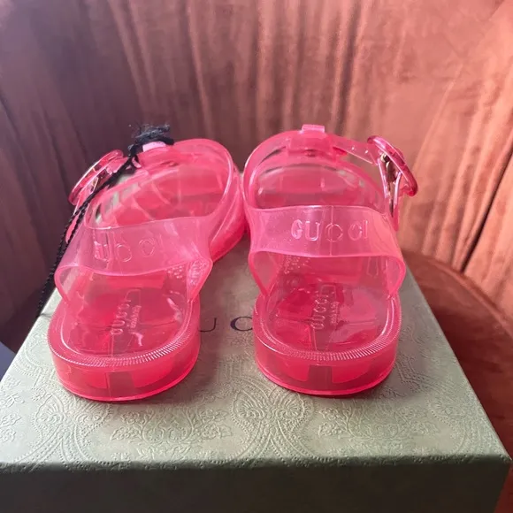 Women's GG Slingback Sandals - Deep Coral