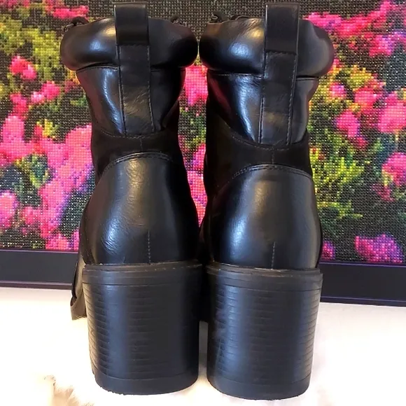 Womens Just Fab Edde Combat Boots