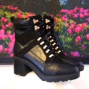Womens Just Fab Edde Combat Boots