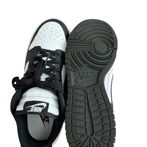 Women’s Nike Dunk Low Black and White Sneakers