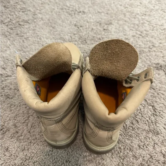 Women’s Timberland Premium Waterproof Boots inOff White Nubuck