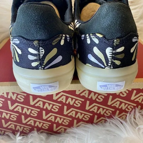 WOMEN'S VANS EVDNT ULTIMATE Waffle Skate Shoes Size 8.5 Divine Floral Black New