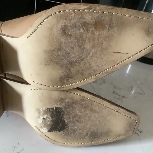 Women’s western cowboy boots embroidered leather with studs Sz 10 Made in Italy
