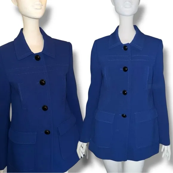 Worthington NWT 2012 Blue Pea Coat (S) - Vintage Chic, Y2K Revival