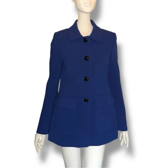Worthington NWT 2012 Blue Pea Coat (S) - Vintage Chic, Y2K Revival