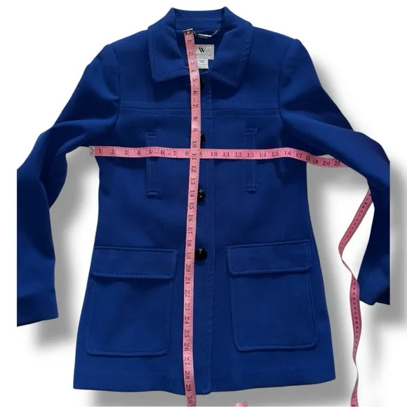 Worthington NWT 2012 Blue Pea Coat (S) - Vintage Chic, Y2K Revival