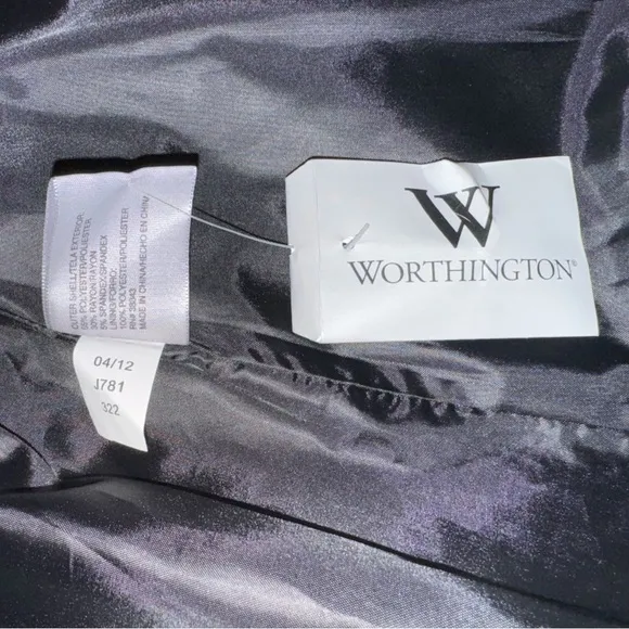 Worthington NWT 2012 Blue Pea Coat (S) - Vintage Chic, Y2K Revival