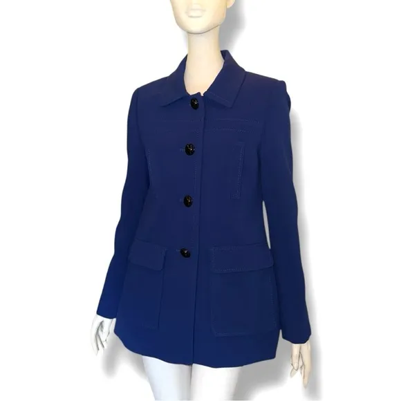 Worthington NWT 2012 Blue Pea Coat (S) - Vintage Chic, Y2K Revival