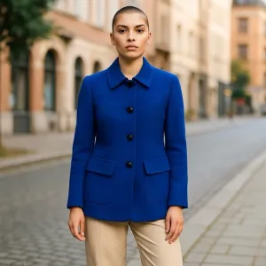 Worthington NWT 2012 Blue Pea Coat (S) - Vintage Chic, Y2K Revival