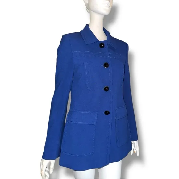 Worthington NWT 2012 Blue Pea Coat (S) - Vintage Chic, Y2K Revival