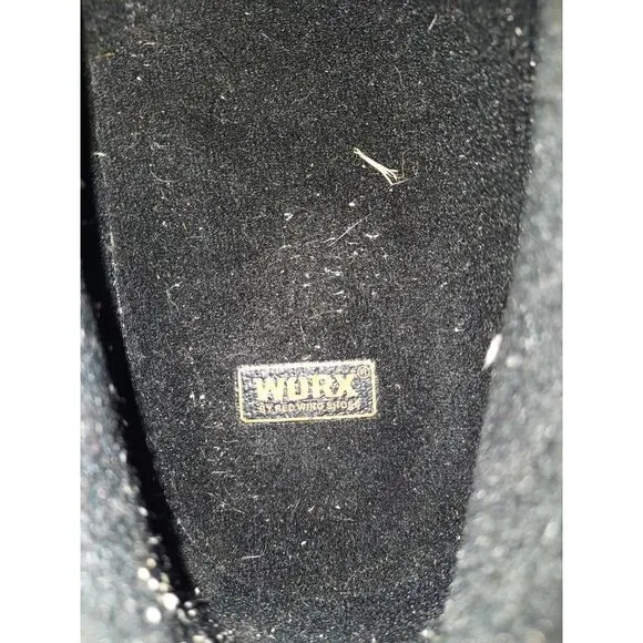 WORX Red Wing Steel Toe Black Work Boots Men's Size 13 2413-17