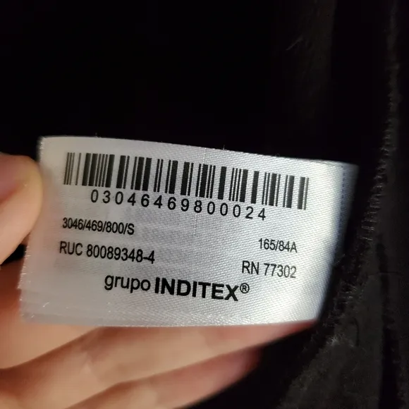 Zara Black Jacket Vest Size S