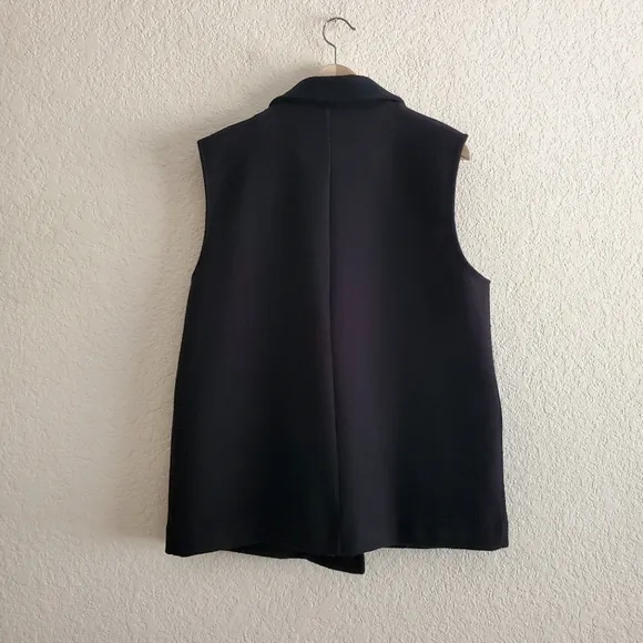Zara Black Jacket Vest Size S