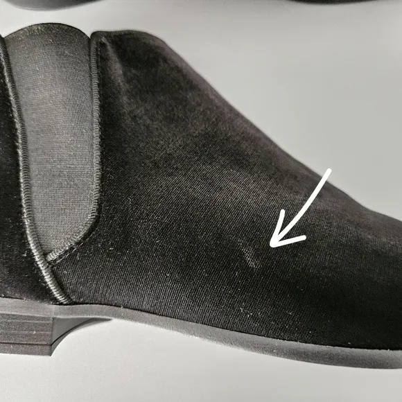 Zara Mens Black Velvet Chelsea Boots US 7 Ankle Velure Dressy Prom Wedding Party
