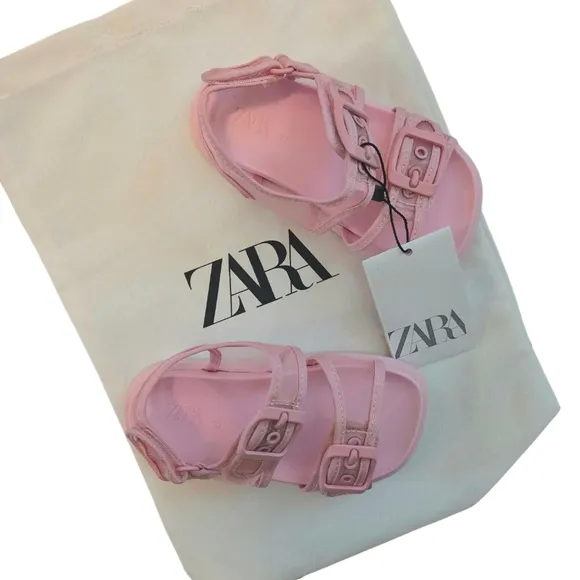 Zara Mesh @Kids Pink Sandals
