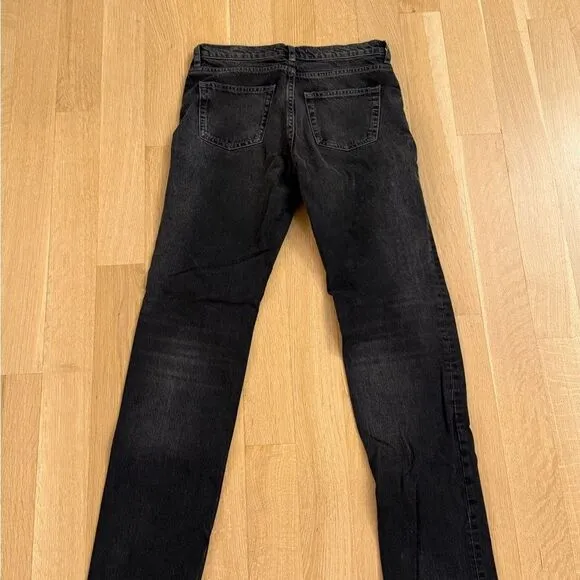 Zara Black Straight Leg Jeans