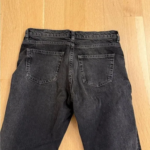 Zara Black Straight Leg Jeans