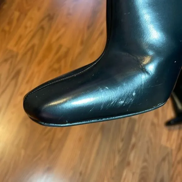 Zara Tall Black Boots, Heels, Fast Fashion, Knee, Fall, 36, 5.5