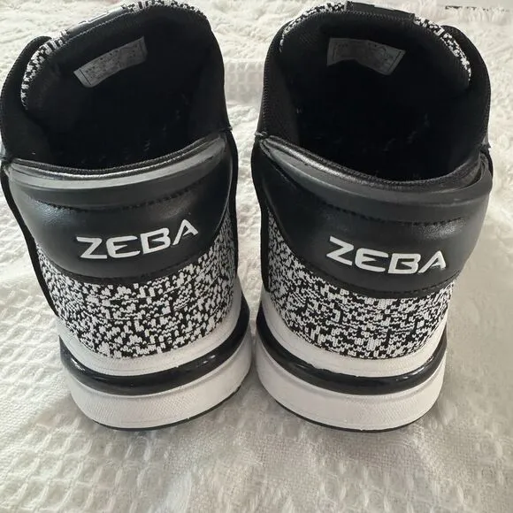 Zeba Sneakers Sz 10 Ash White Men's Slip On Hands Free Shoes Comfort Casual